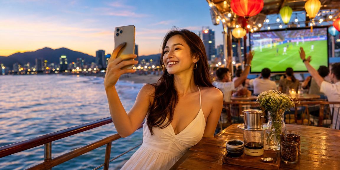 Người chơi sử dụng voucher cá cược tại Đà Nẵng qua điện thoại